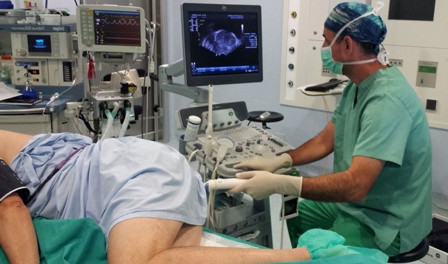 Фото: Проведение трансректального УЗИ